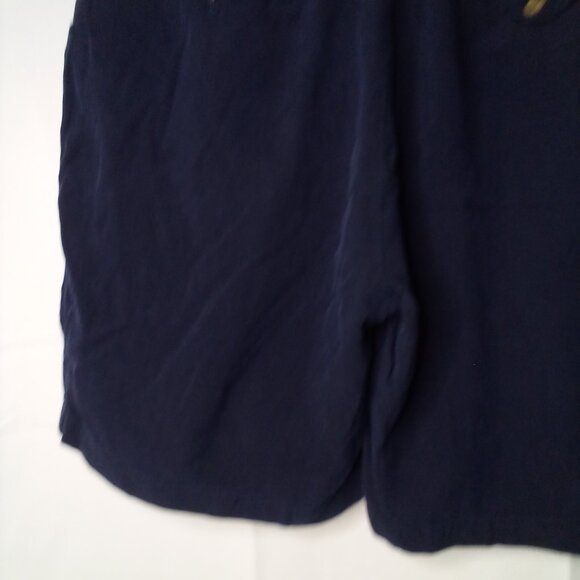 Tommy Bahama Shorts Men 42 100% Silk Pleated Casual Blue - Picture 13 of 15